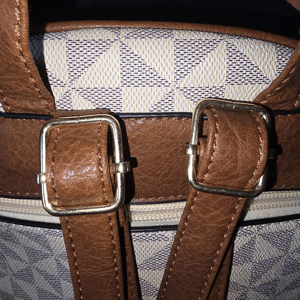 Geometric Patterned Backpack - Picture 7 of 11